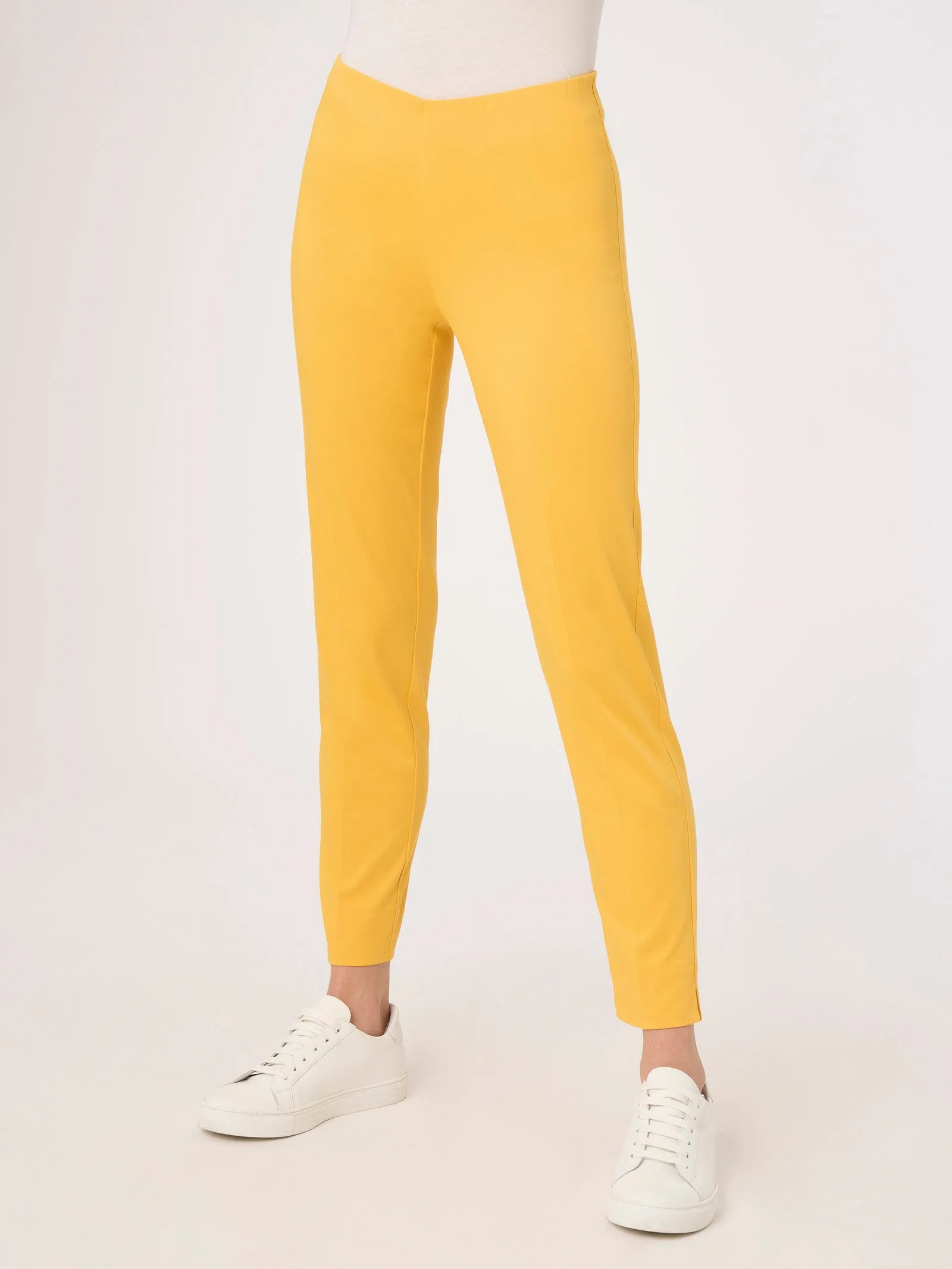 Pantalone a sigaretta in Satin Power - Mimosa