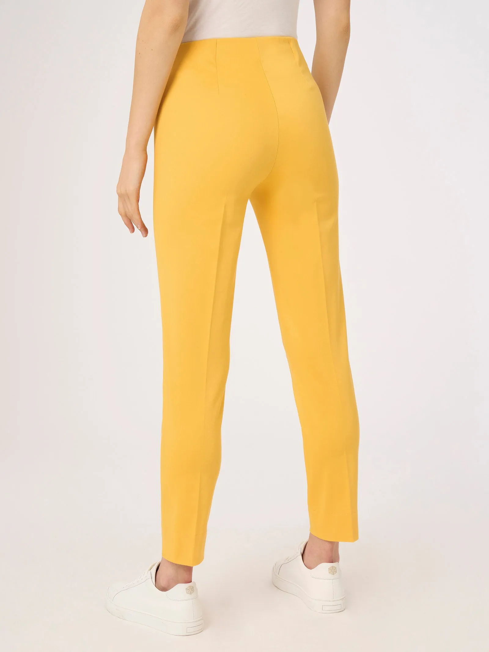 Pantalone a sigaretta in Satin Power - Mimosa