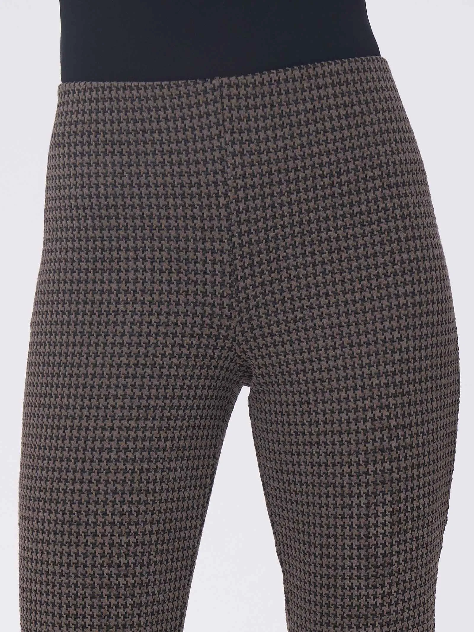 Pantalone a sigaretta in tessuto Eco Jacquard - Fant. Juniper