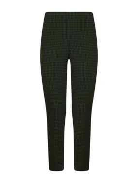 Pantalone a sigaretta in tessuto Eco Jacquard - Fant. Kombu Green