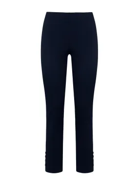 Pantalone Capri in Satin Power - Bleu