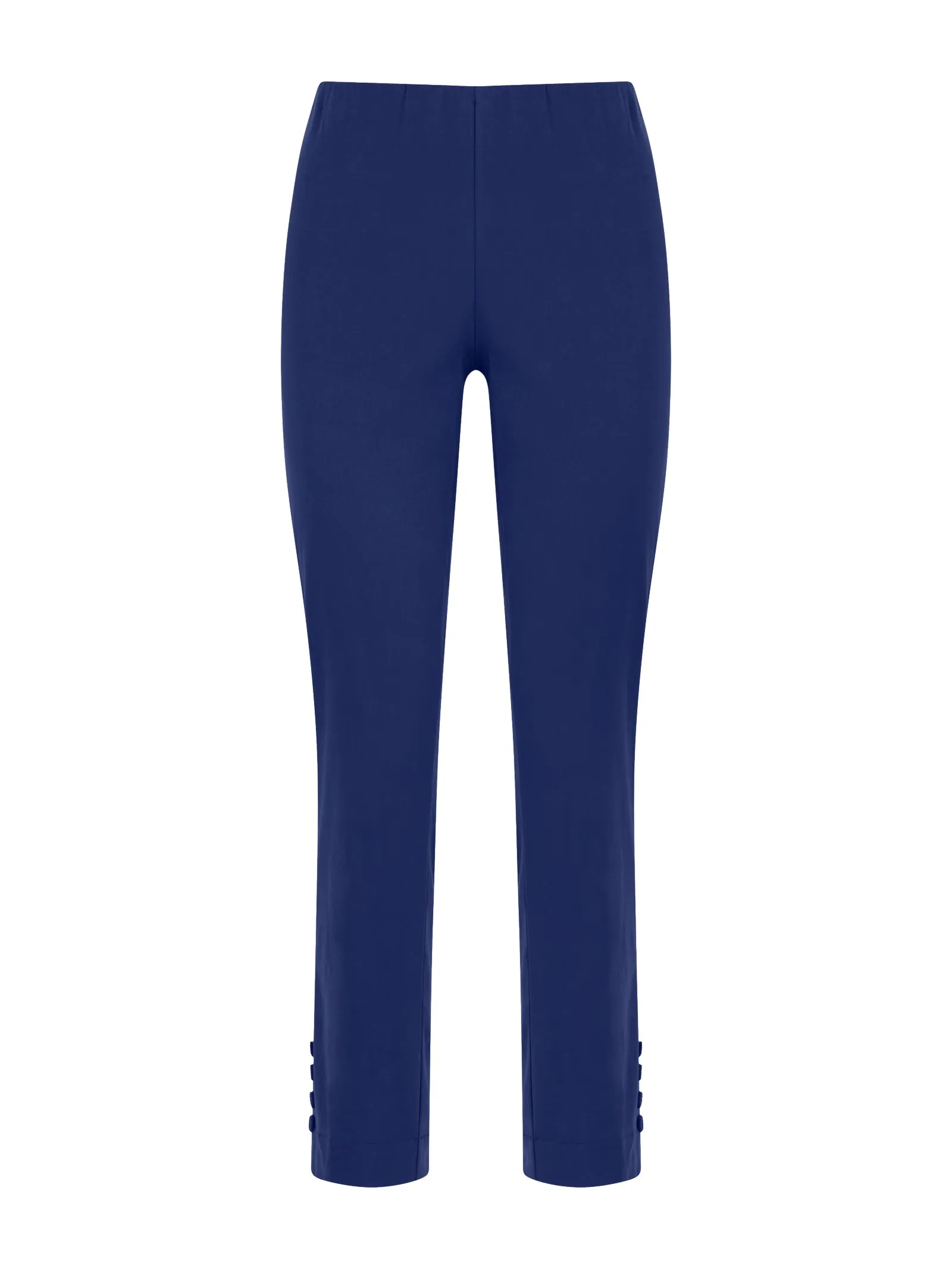 Pantalone Capri in Satin Power - Blueberry