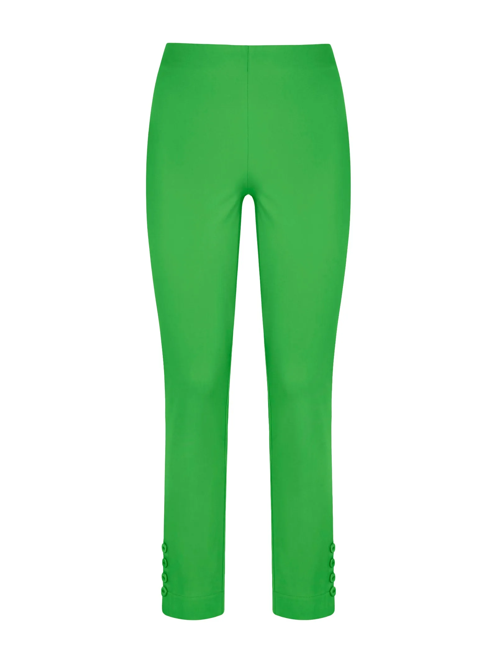 Pantalone Capri in Satin Power - Classic Green