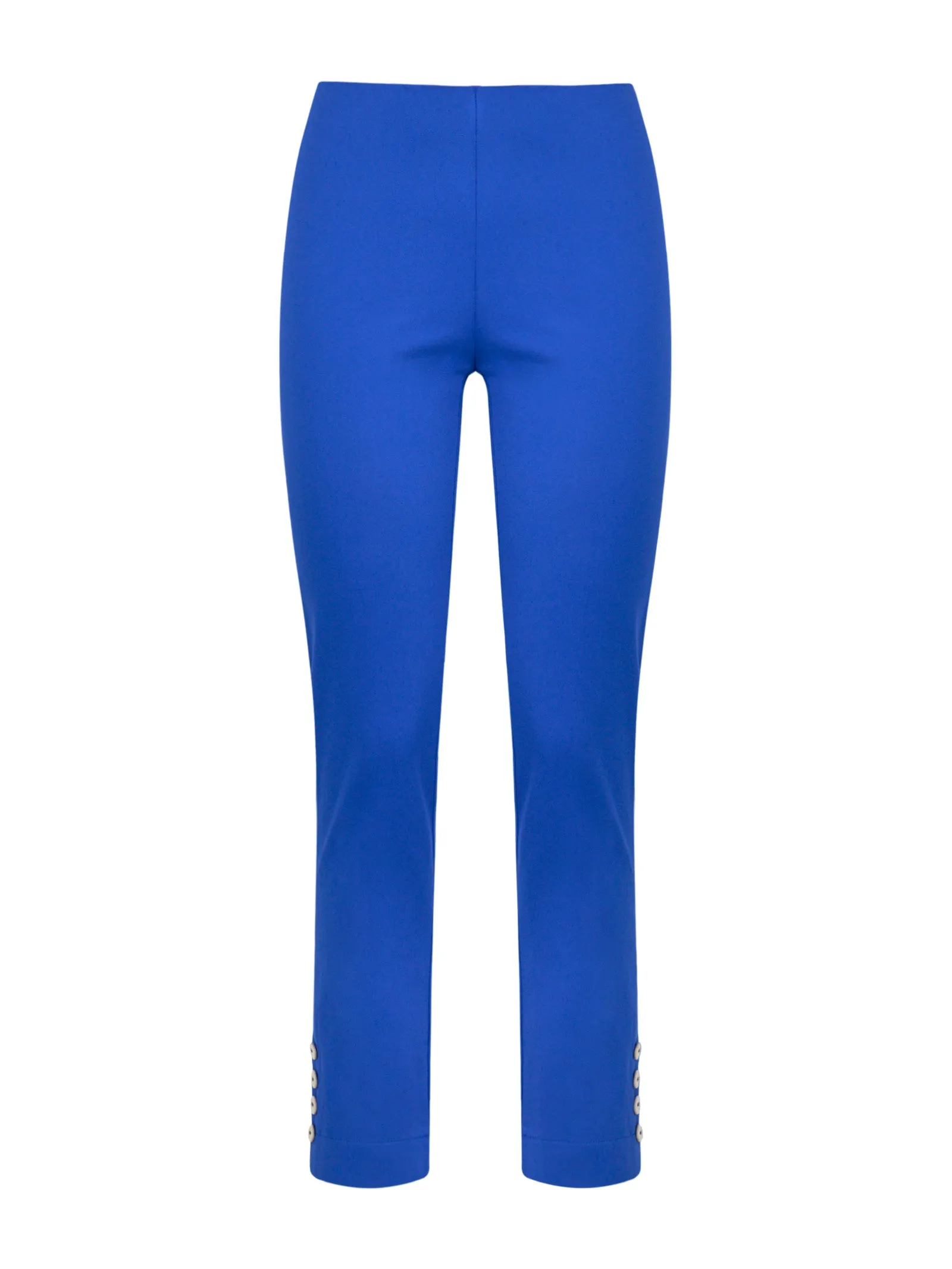 Pantalone Capri in Satin Power - Dazzling Blue