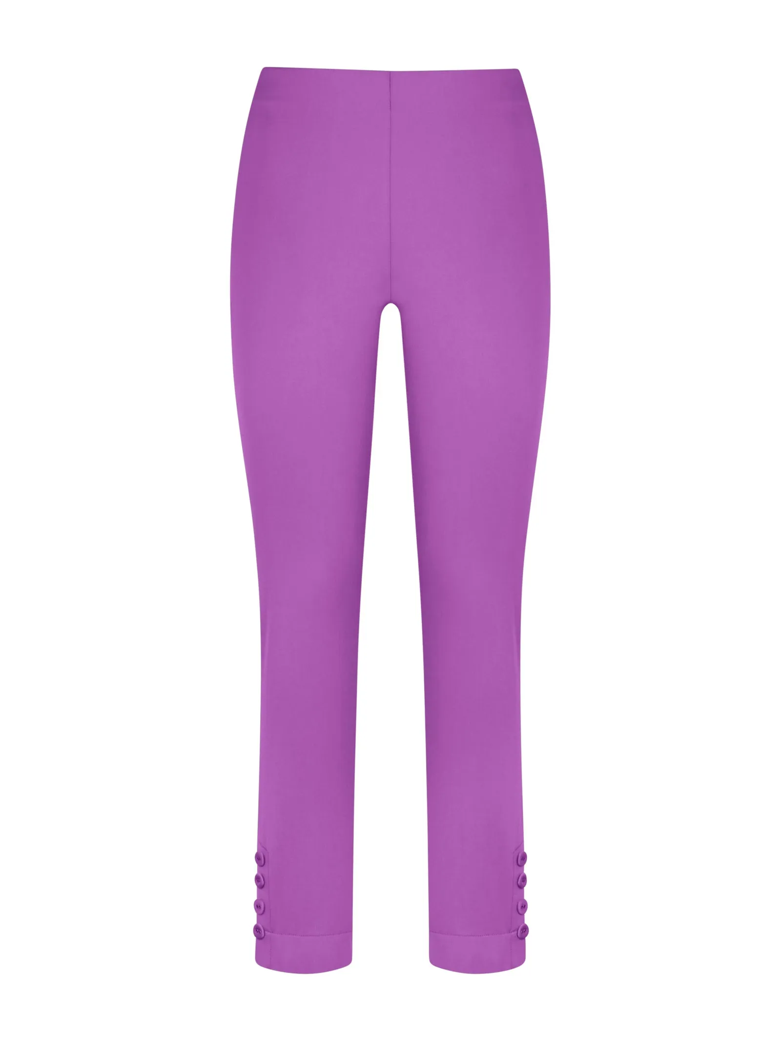 Pantalone Capri in Satin Power - Dewberry