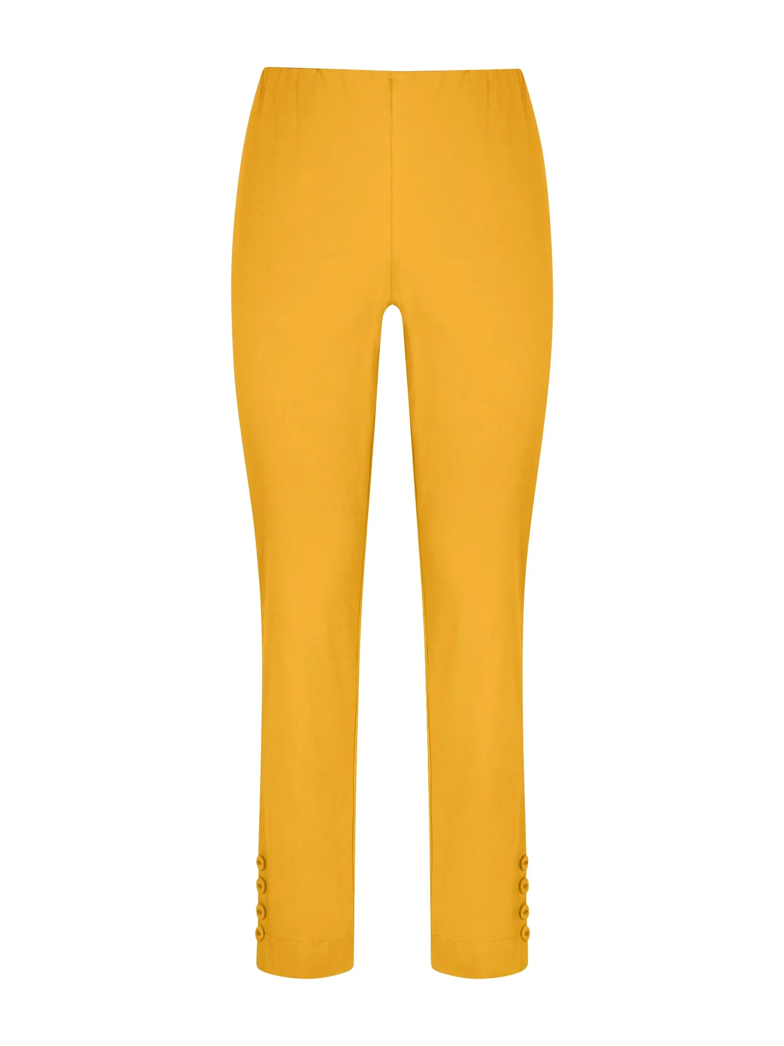 Pantalone Capri in Satin Power - Golden Spice