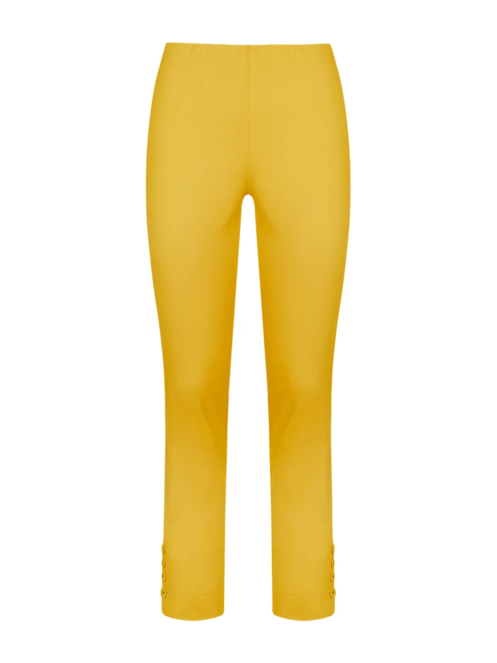 Pantalone Capri in Satin Power - Mimosa