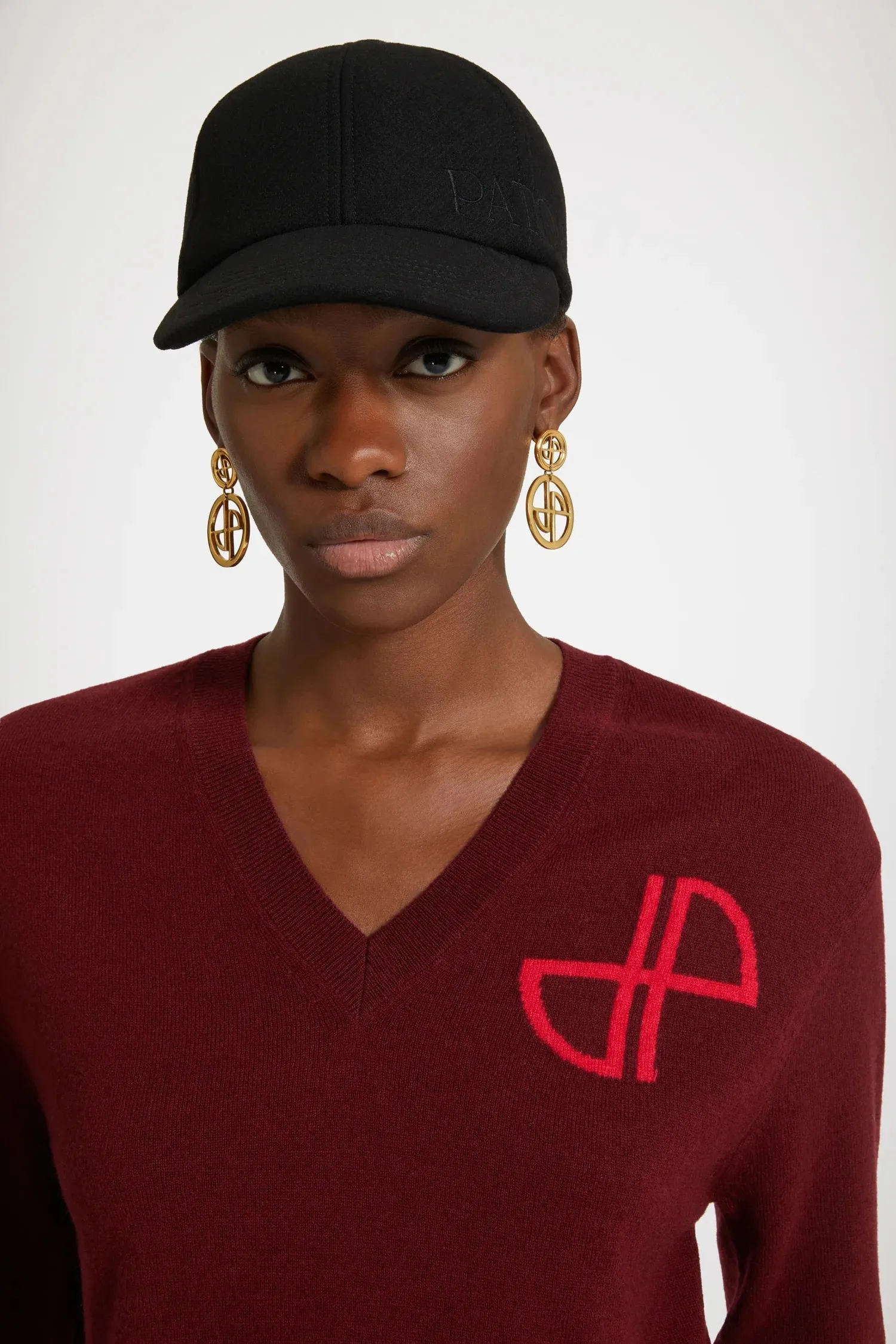 PATOU  |Long Sleeves Logo V-neck & Crew neck