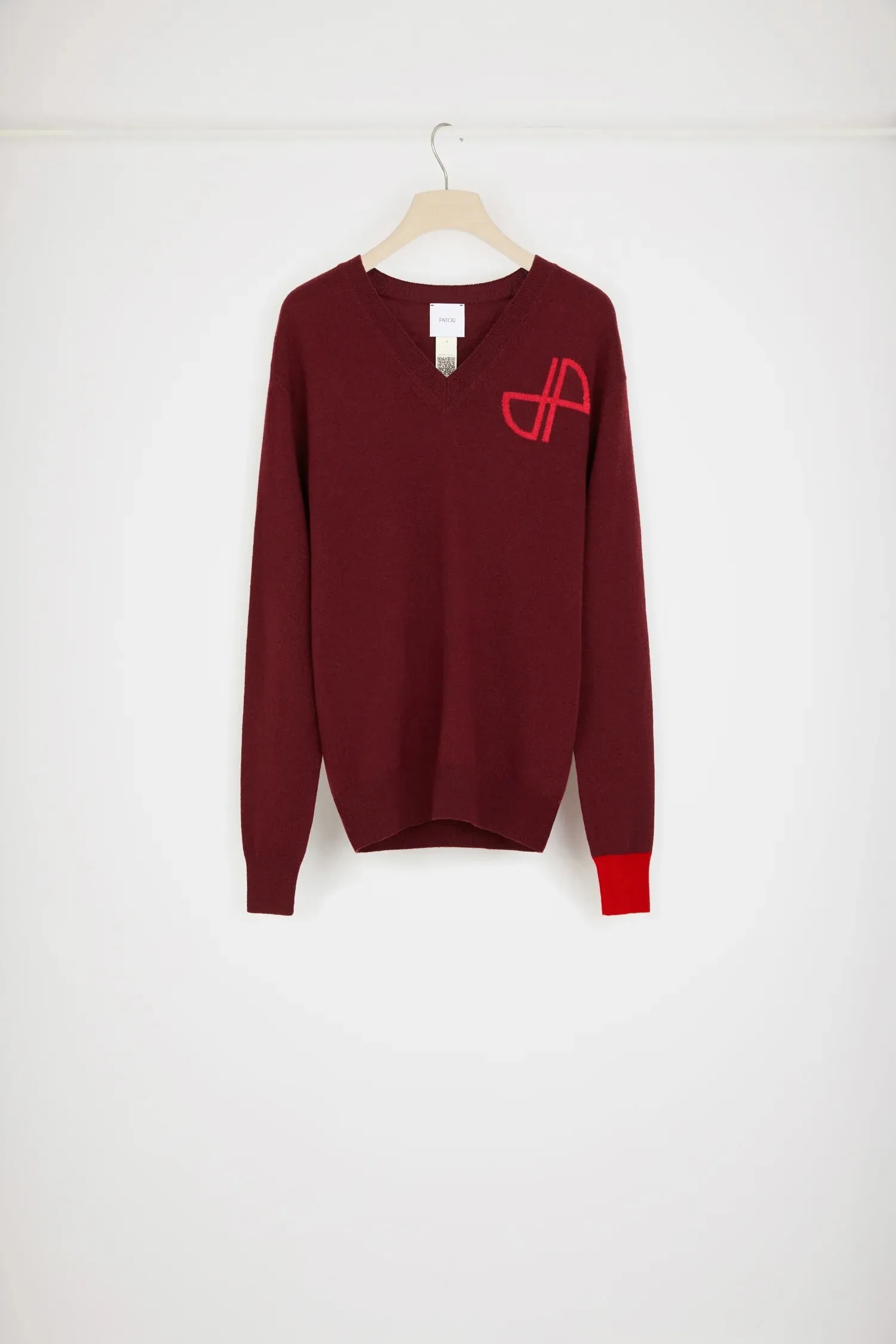 PATOU  |Long Sleeves Logo V-neck & Crew neck