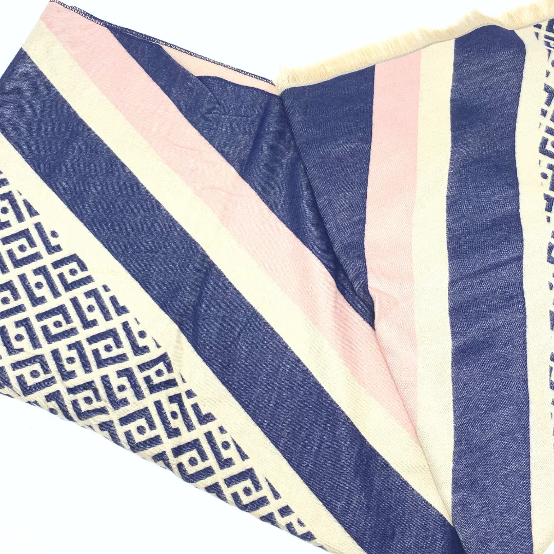 Pattern and Stripe Ultrasoft Scarf