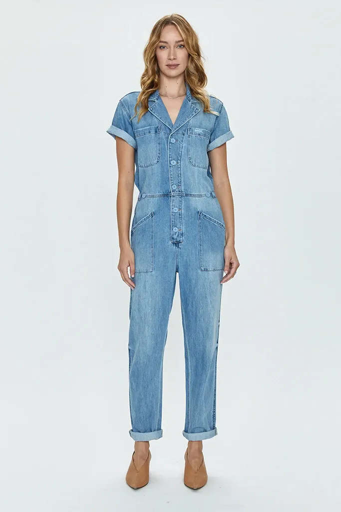 Pistola - Grover Short Sleeve Jumpsuit - Disoriented