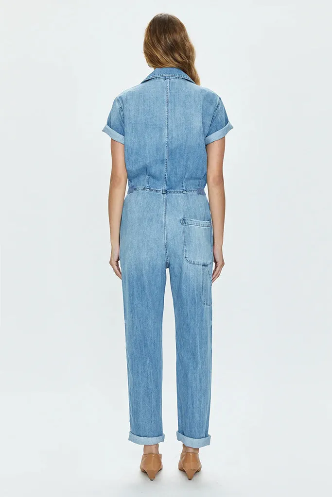 Pistola - Grover Short Sleeve Jumpsuit - Disoriented