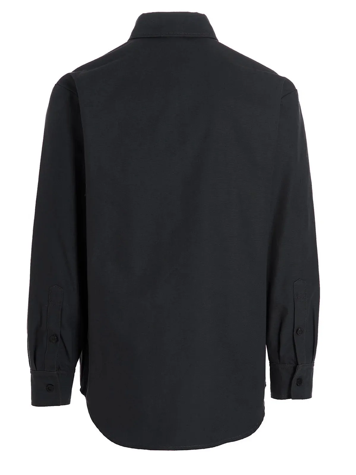 RAF SIMONS  |Long Sleeves Plain Cotton Logo Designers Shirts