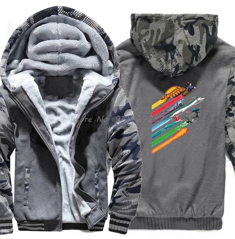 Rainbow Speed Race Turtle Totoro Game Hoodie