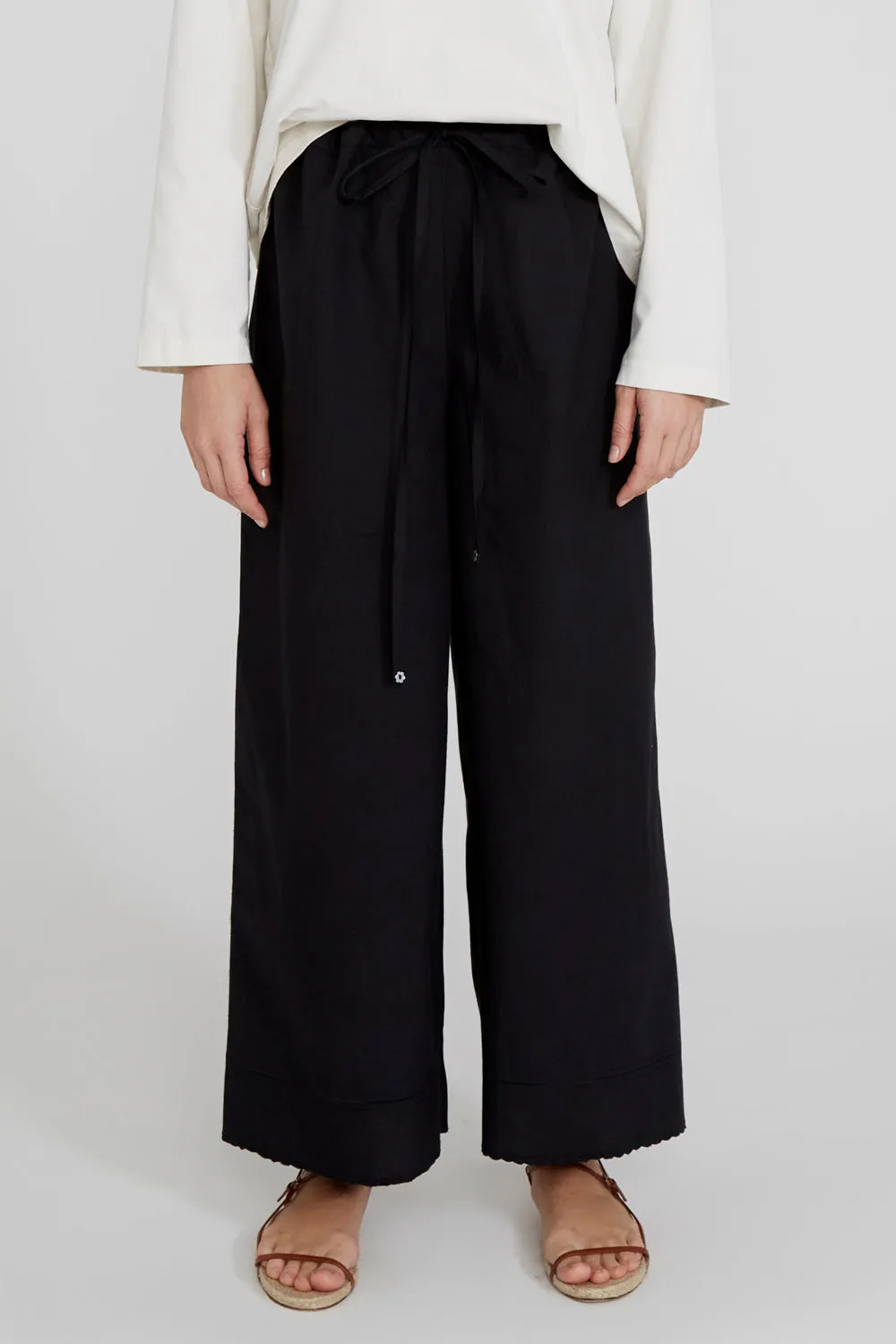 Ramona Poplin Pant Caviar