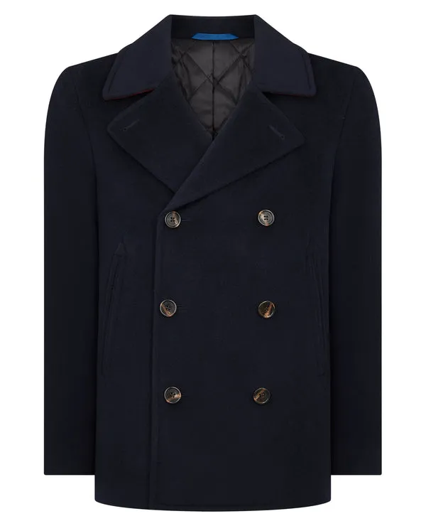 REMUS UOMO FORMAL Remus Uomo Oliver Wool Peacoat - Navy