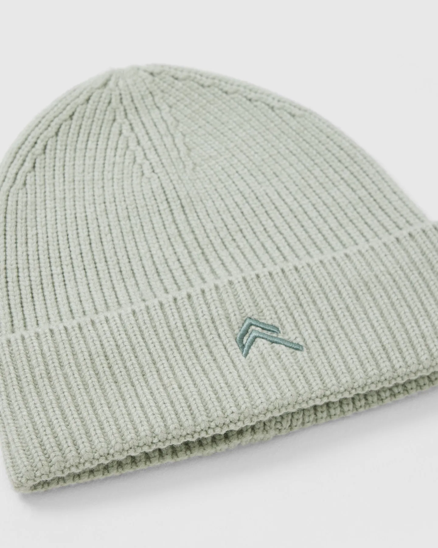 Ribbed Beanie | Tea Green