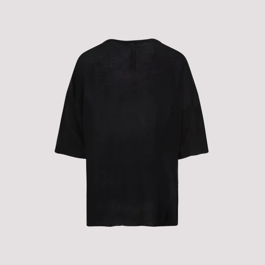 RICK OWENS  |Crew Neck Pullovers Unisex Street Style Plain Cotton