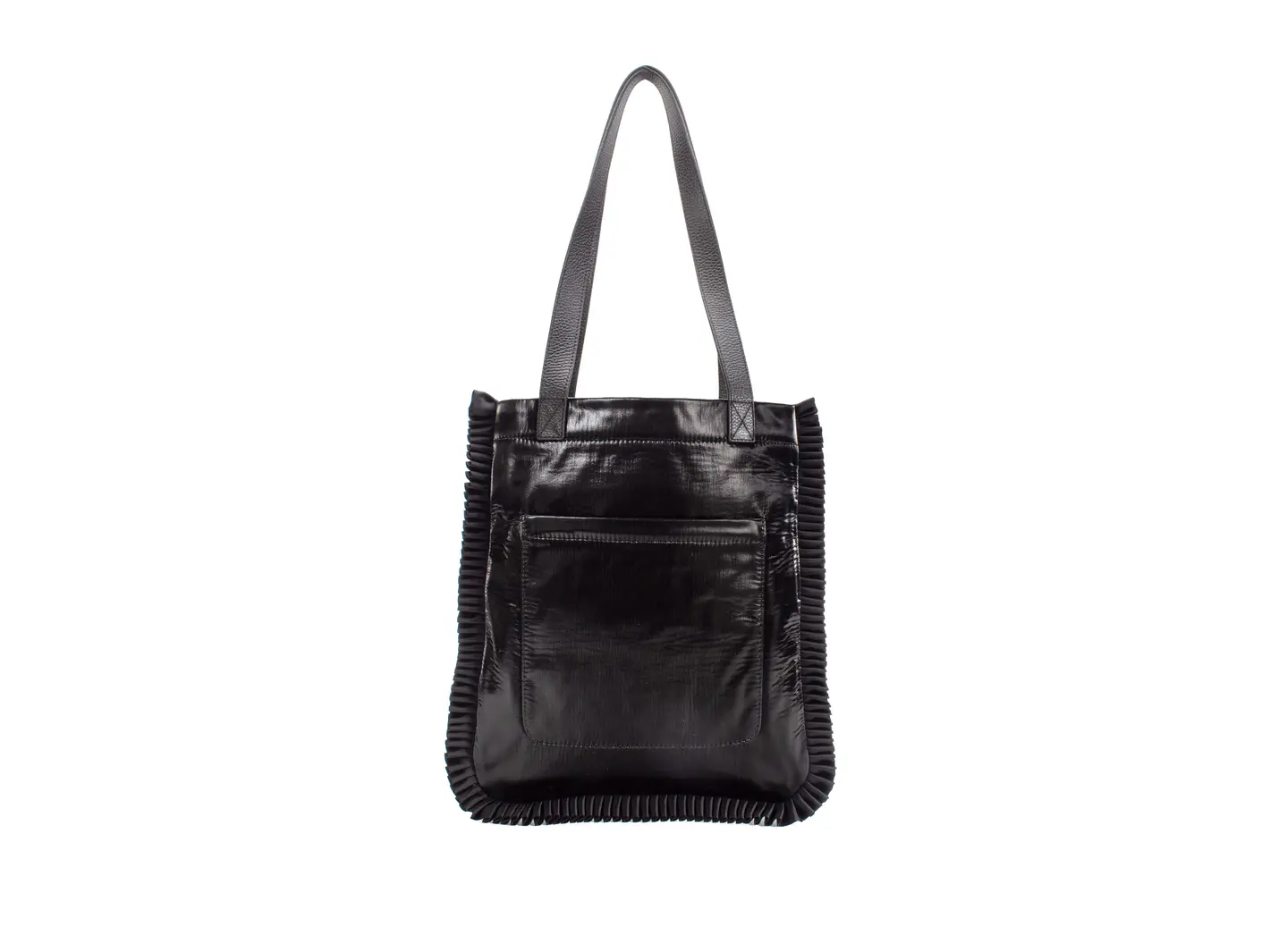 Sacs Tiffany Ruffle tote bag with removable pouch