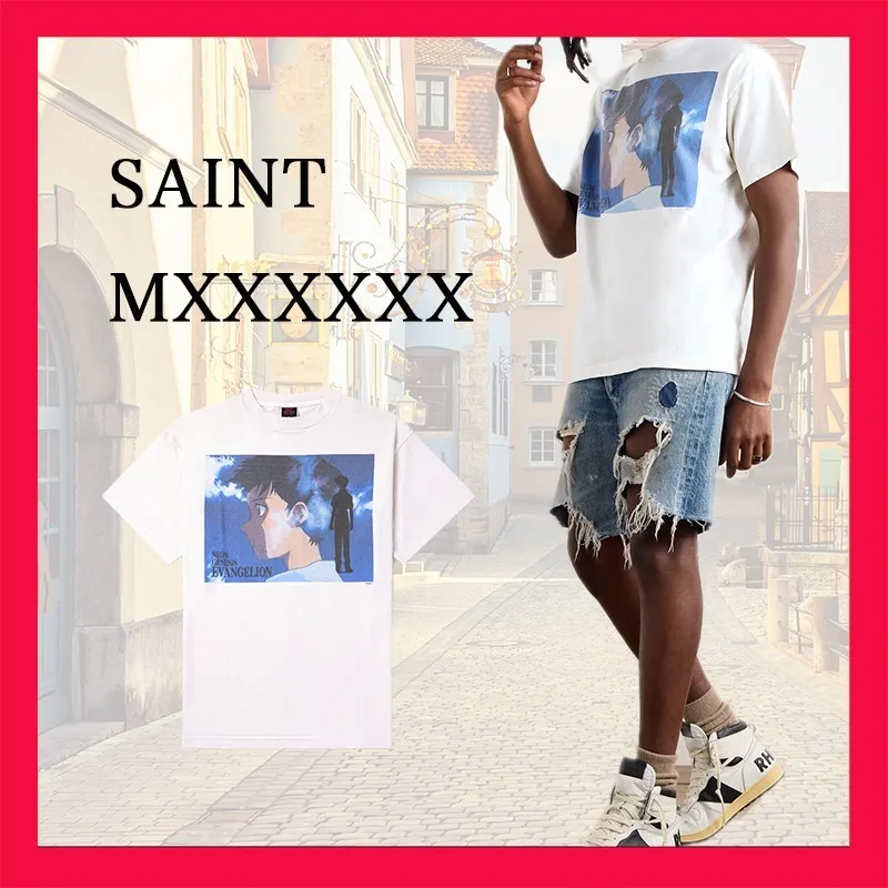 Saint Mxxxxxx  |Crew Neck Pullovers Unisex Street Style U-Neck Collaboration