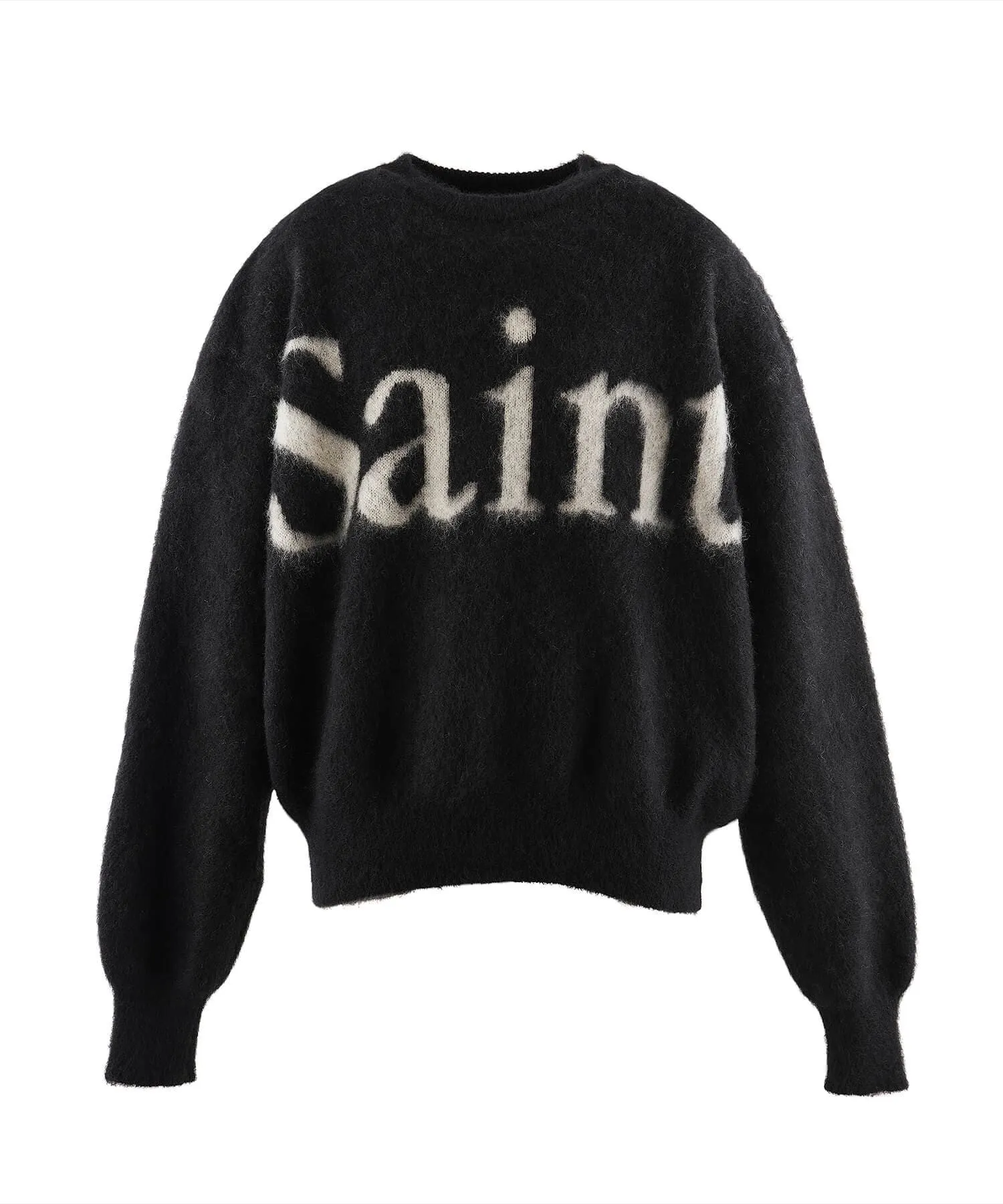 Saint Mxxxxxx  |Crew Neck Pullovers Unisex Wool Nylon Street Style Bi-color