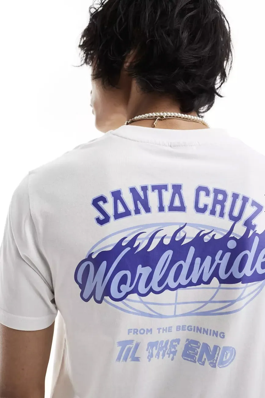 SANTA CRUZ  |Crew Neck Pullovers Unisex Street Style Plain Cotton