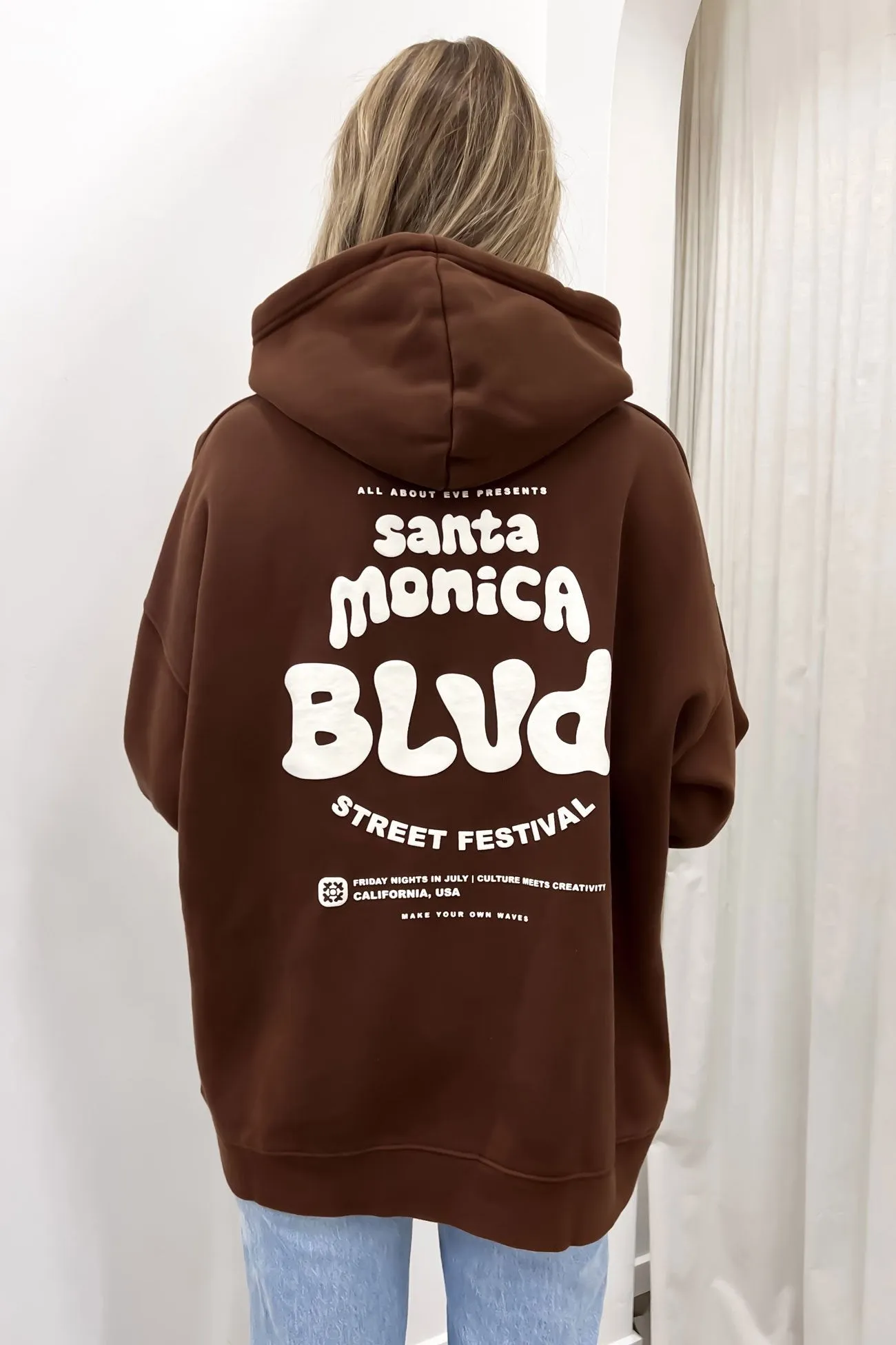 Santa Monica Hoodie Brown