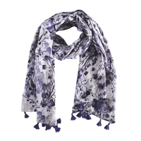 Scarf - Bouquet Blue