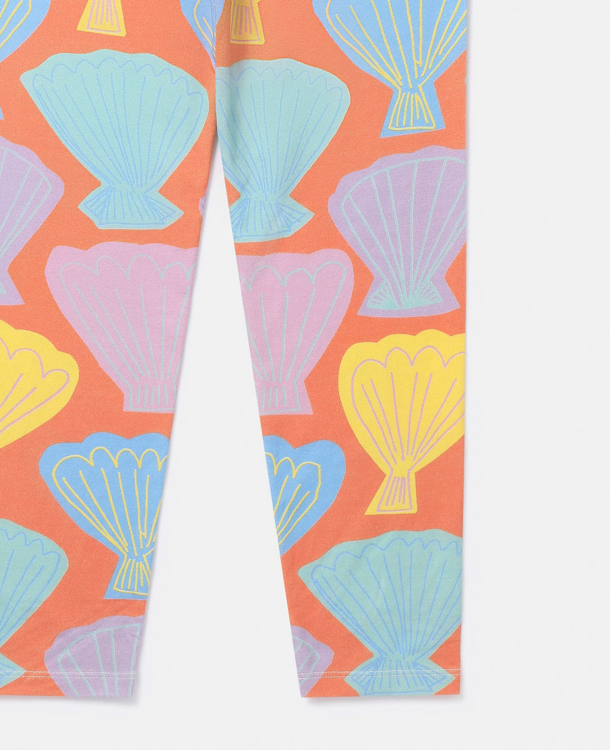 Seashell Print Leggings