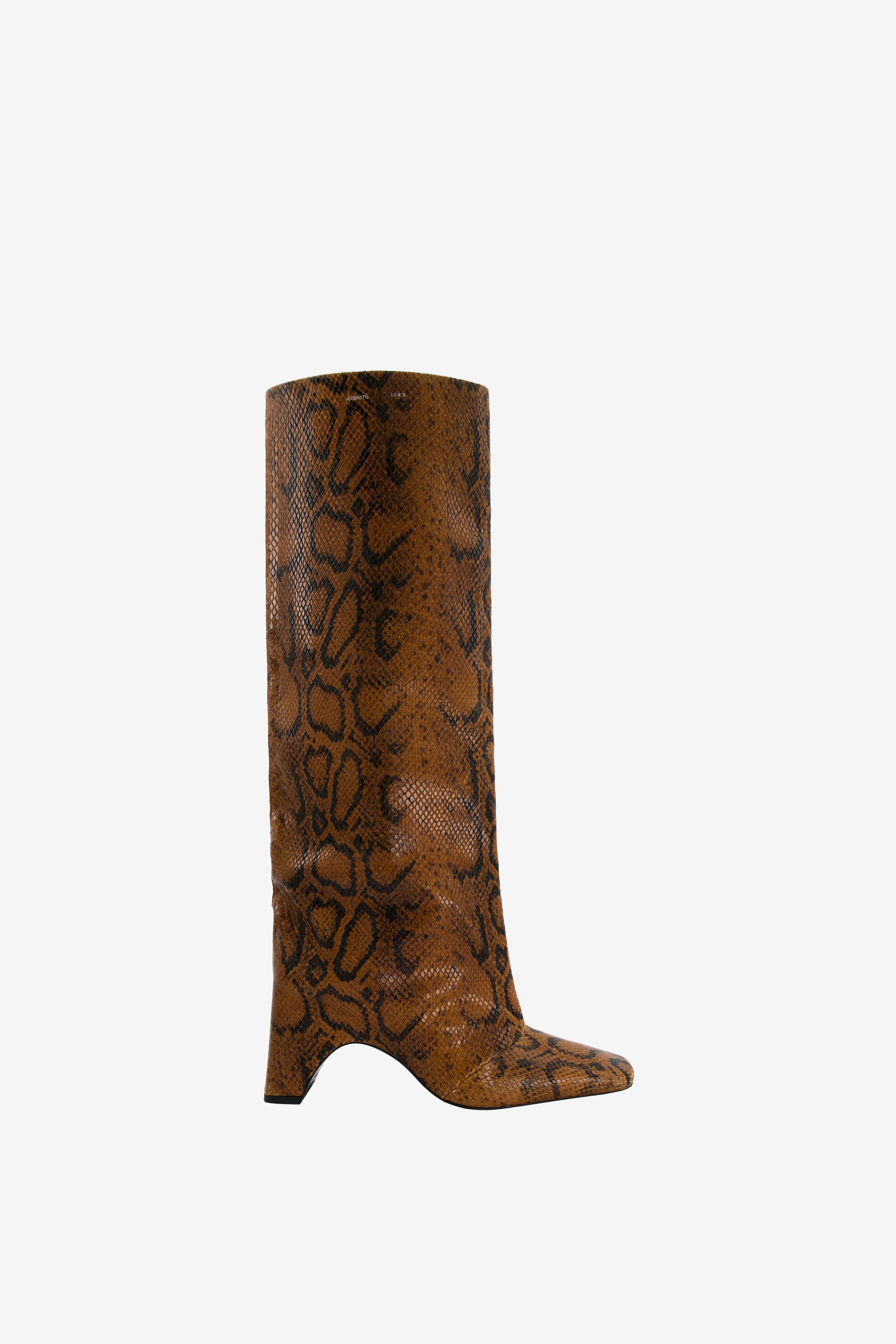 Snake Print Bridge Boot