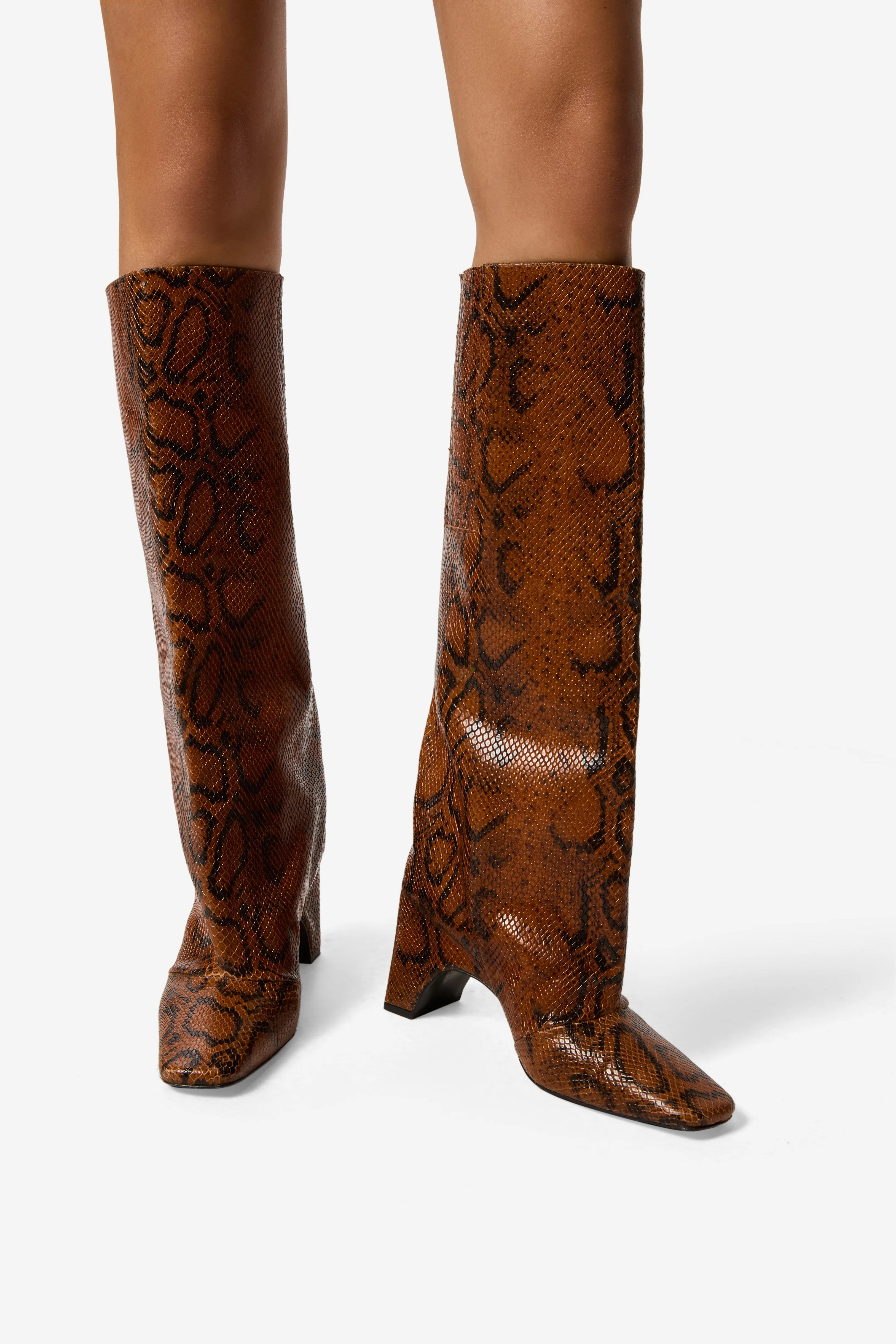 Snake Print Bridge Boot