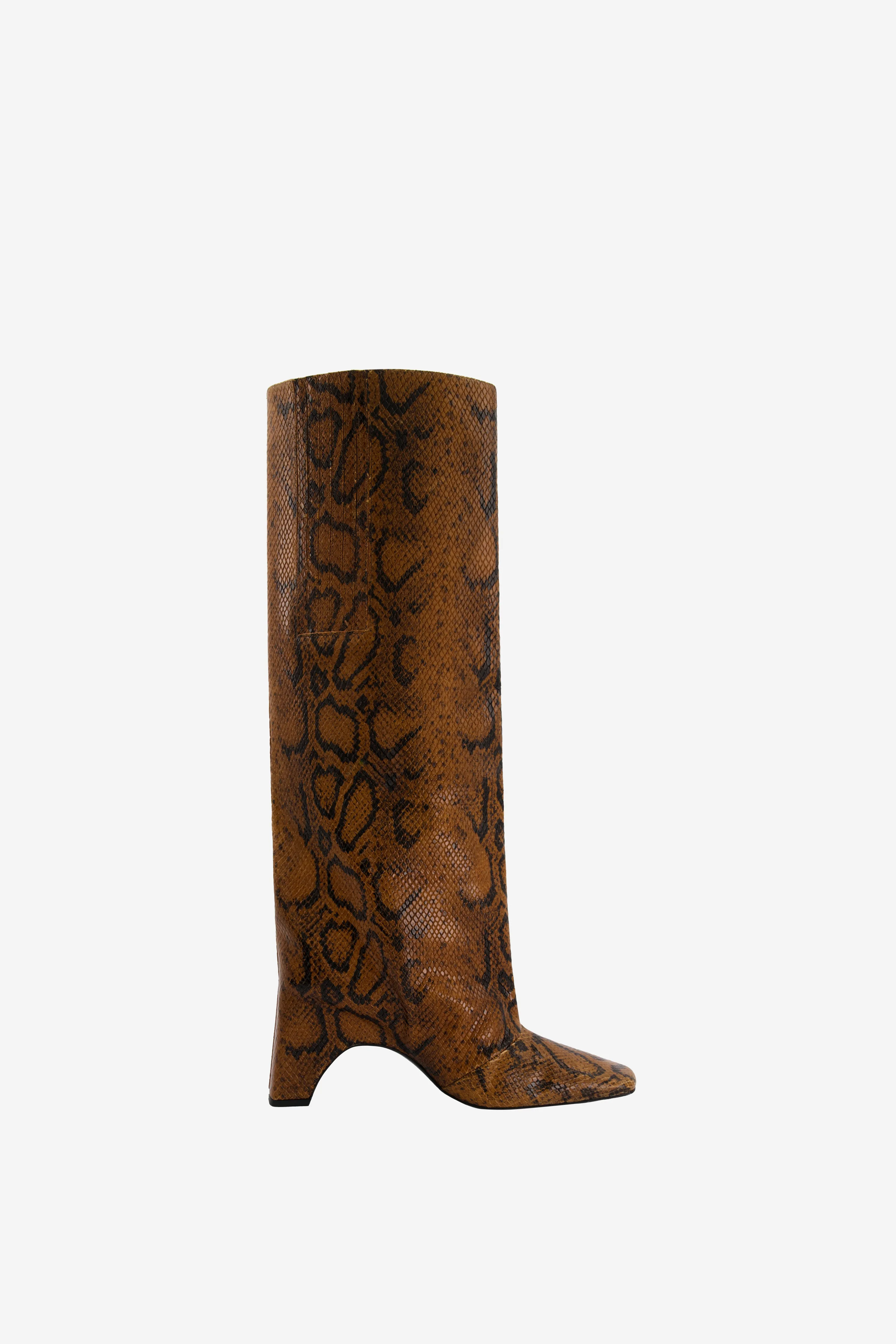 Snake Print Bridge Boot