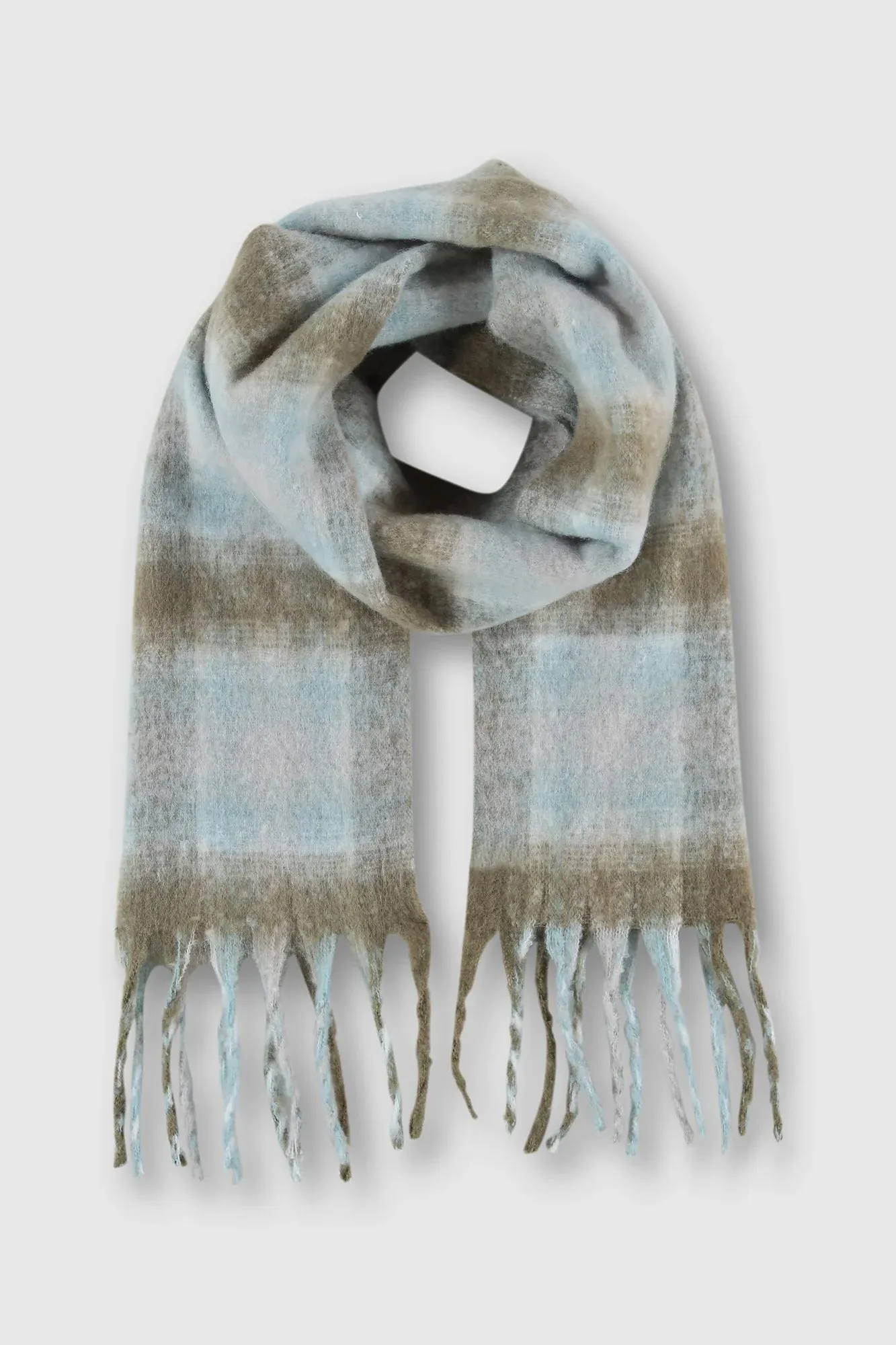 Soft Check Scarf