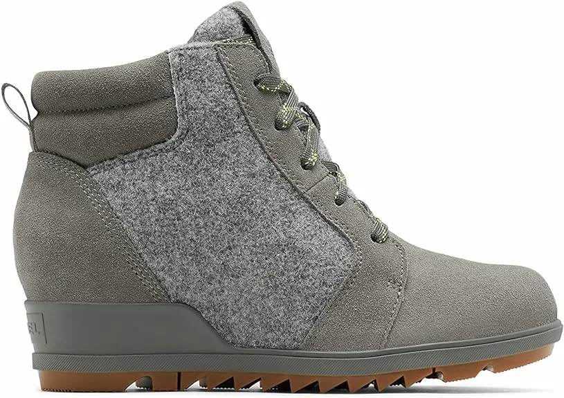 Sorel Evie Ankle Lace Boot Quarry Grill Women's