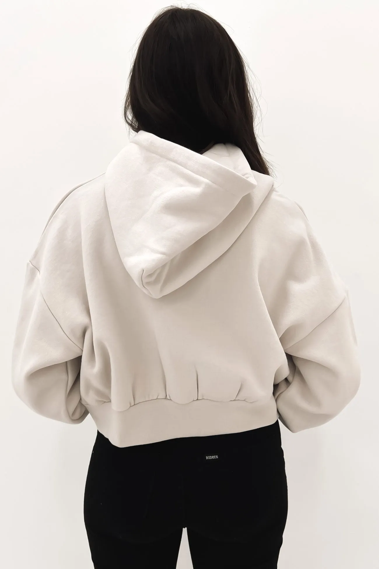 Stock Hoodie White Sand