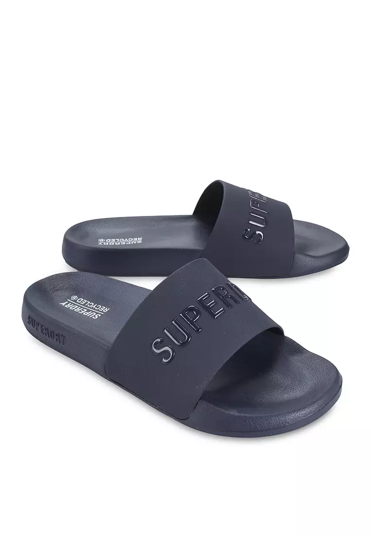 Superdry CODE Logo Pool Sliders - Superdry Code