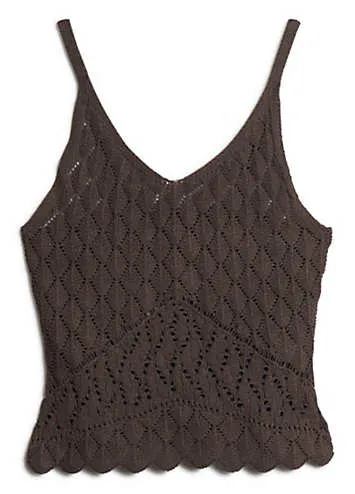 Superdry Crochet Cami Top | Grattan