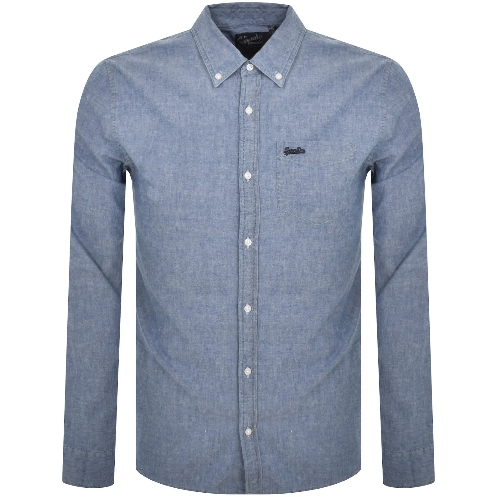 Superdry Long Sleeve Shirt Blue