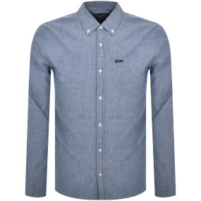 Superdry Long Sleeve Shirt Blue