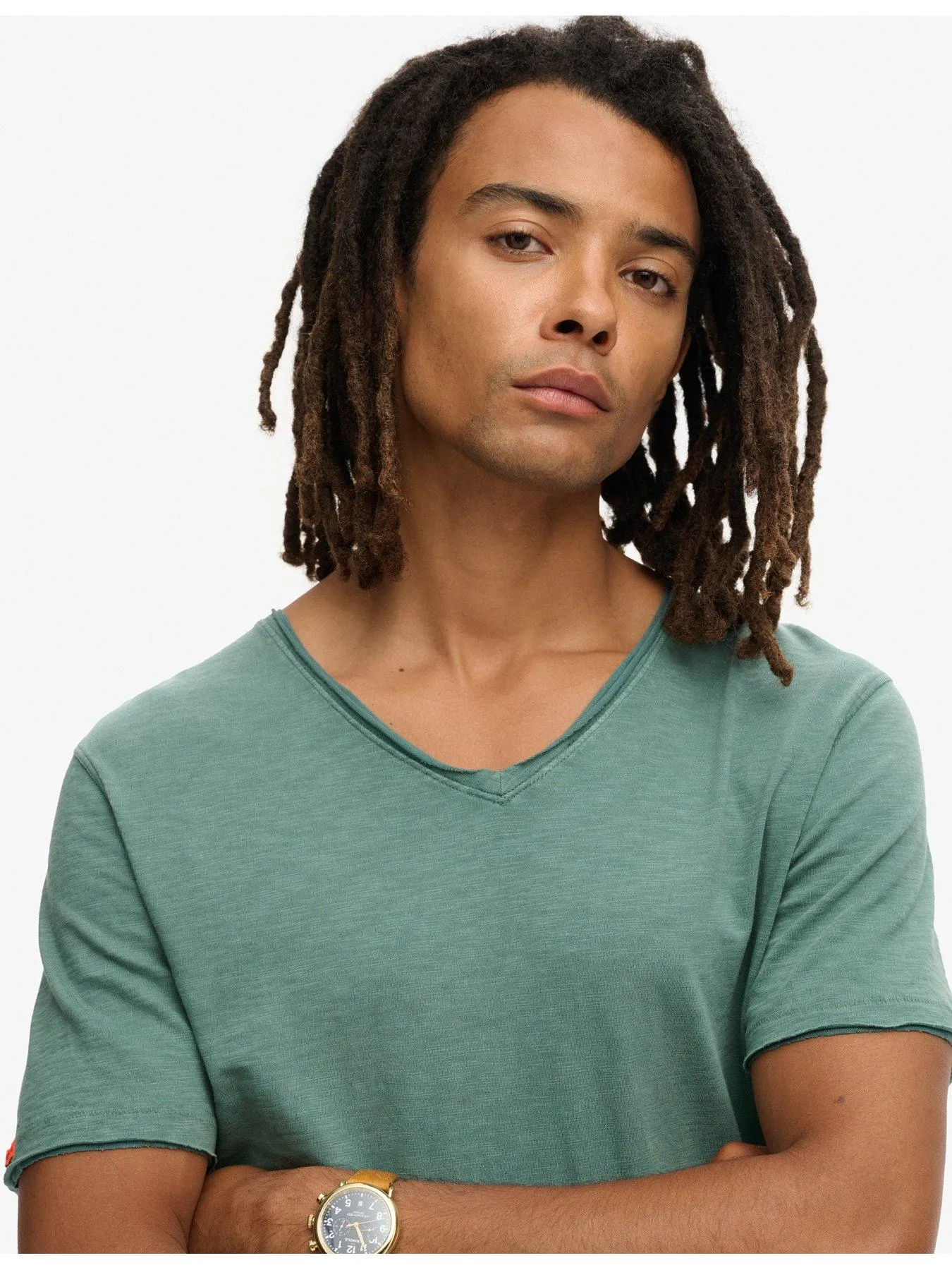 Superdry Superdry Studios Raw Edge V Neck T-shirt