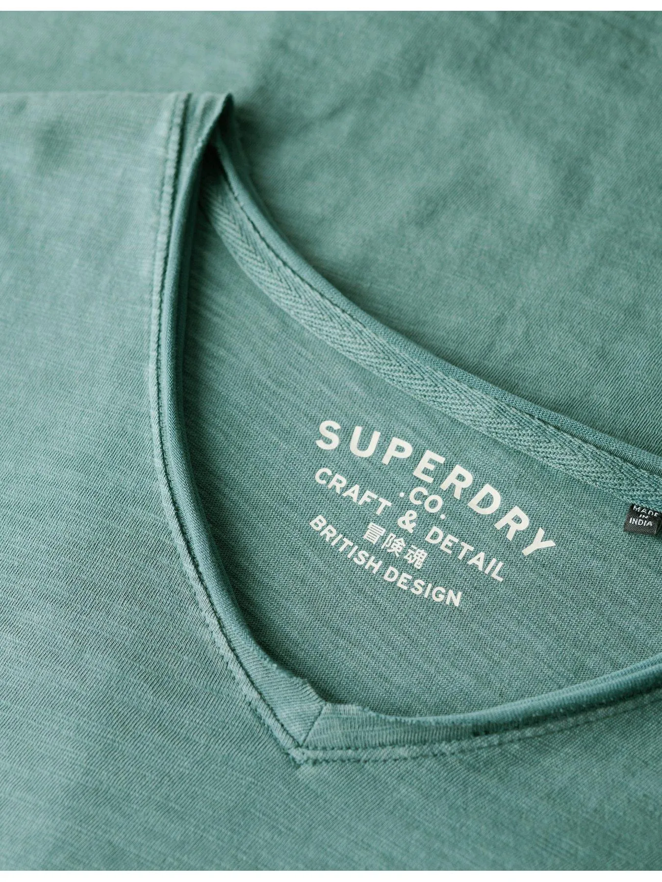 Superdry Superdry Studios Raw Edge V Neck T-shirt