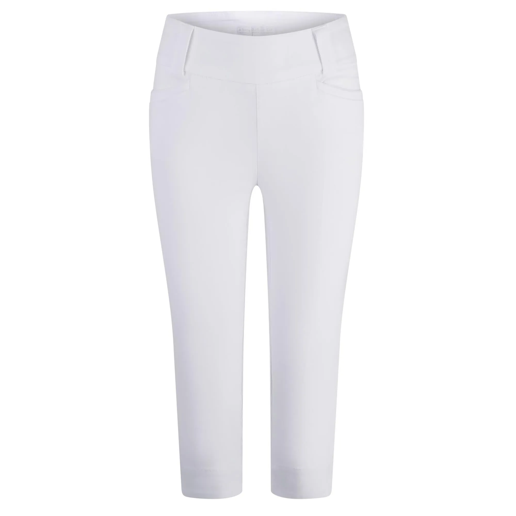 Swing Out Sister Core Pull On Ladies Golf Capris White