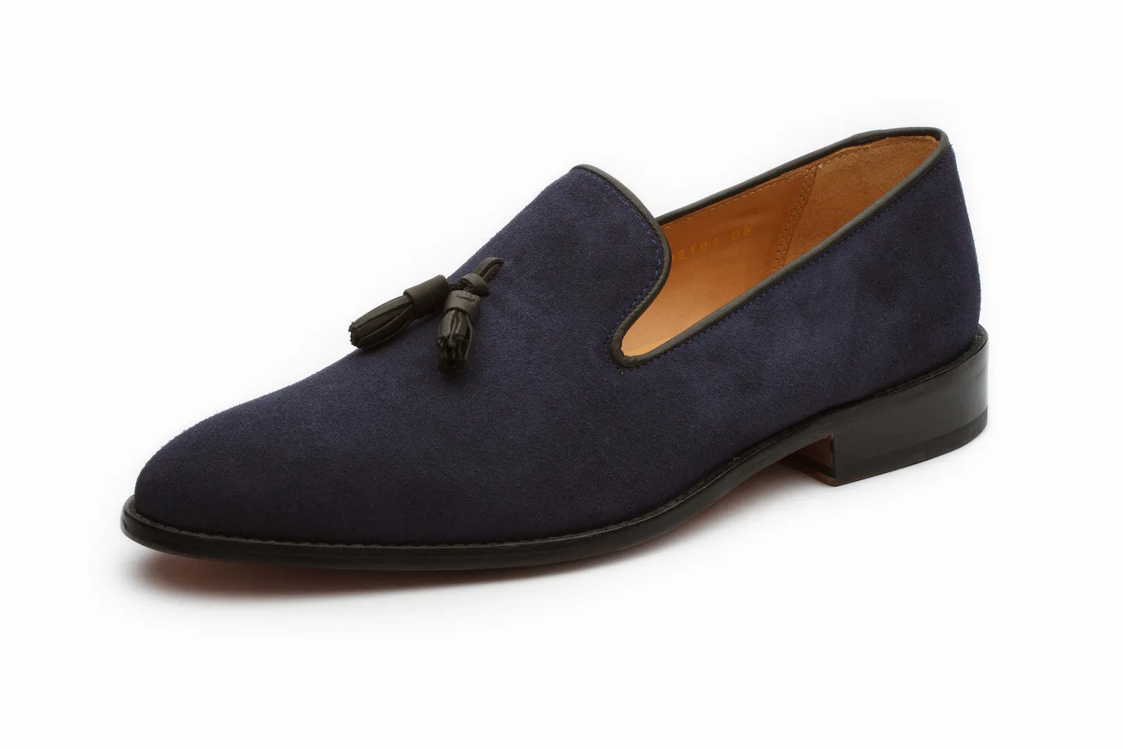 Tassel Loafers - Navy Suede