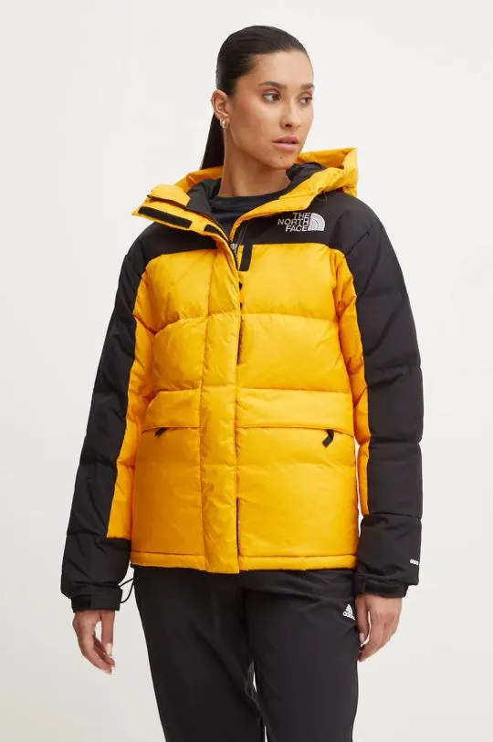 The North Face down jacket HMLYN Down Parka women's yellow color NF0A4R2W56P1