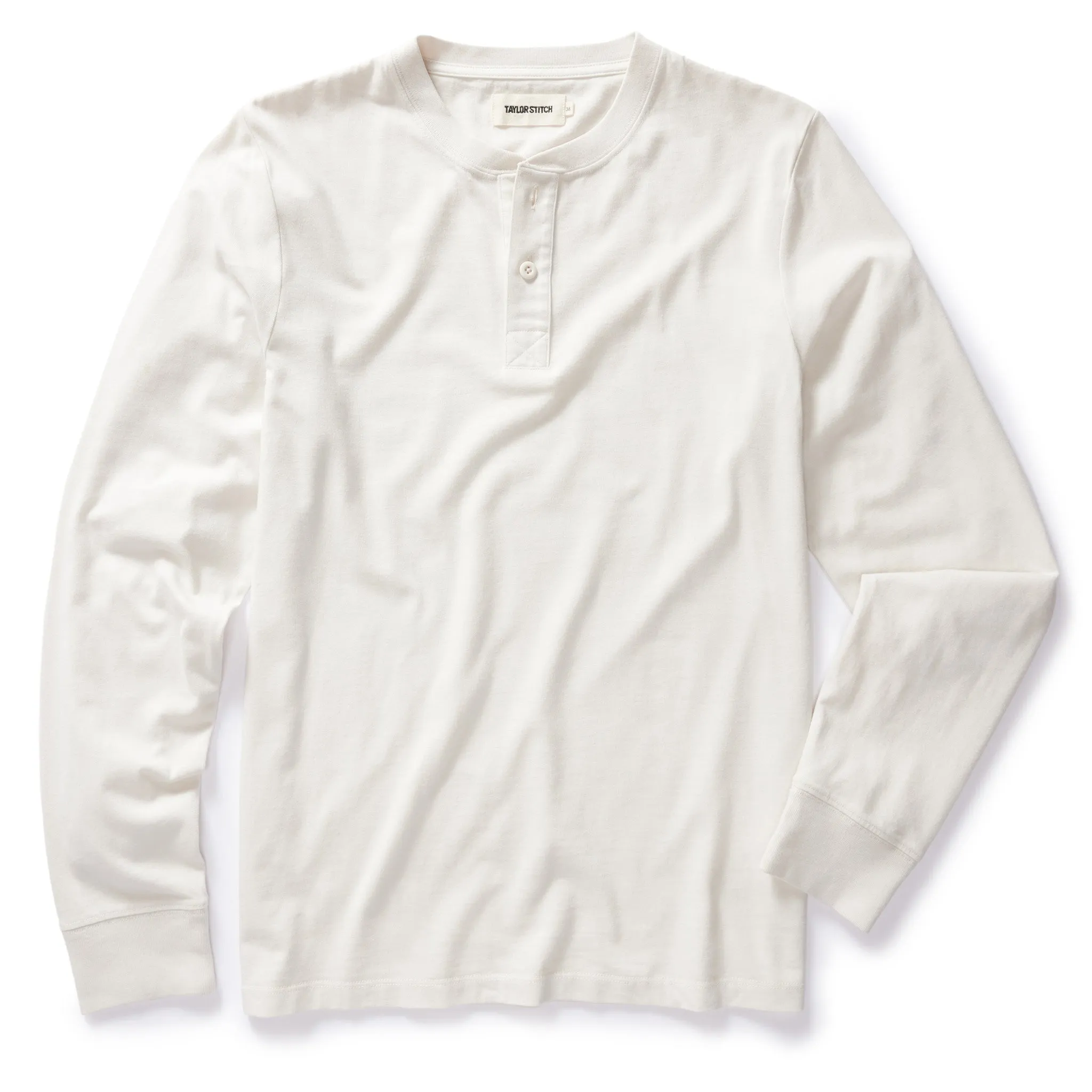 The Organic Cotton Henley in Vintage White