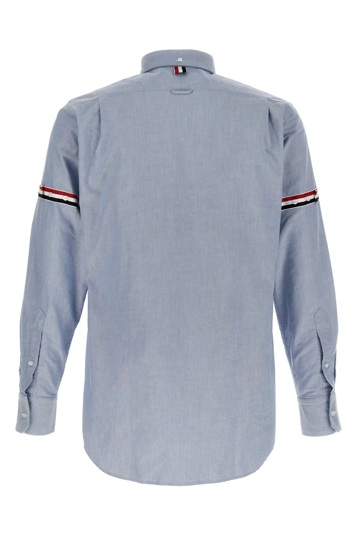 THOM BROWNE  |Long Sleeves Cotton Front Button Designers Shirts