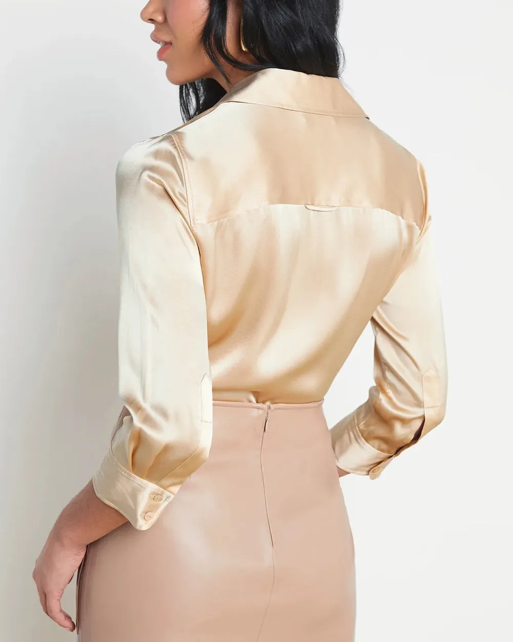 Toasted Almond Dani Blouse