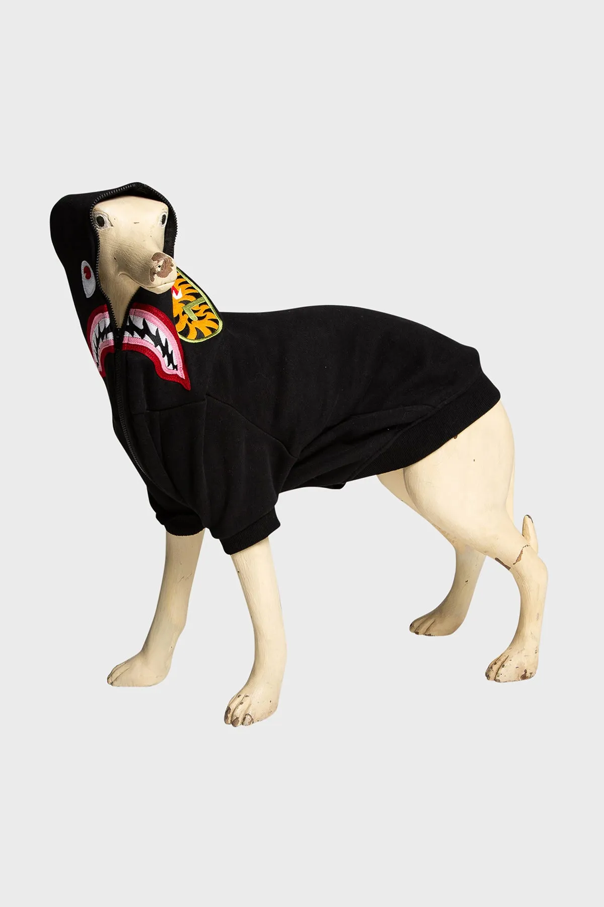 TRESALLUME | SHARK HOODIE DOG SWEATER