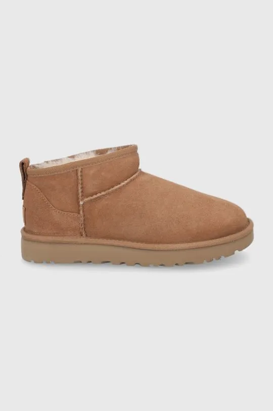 UGG suede snow boots brown color