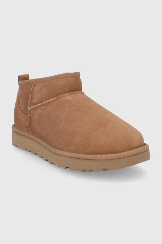 UGG suede snow boots brown color